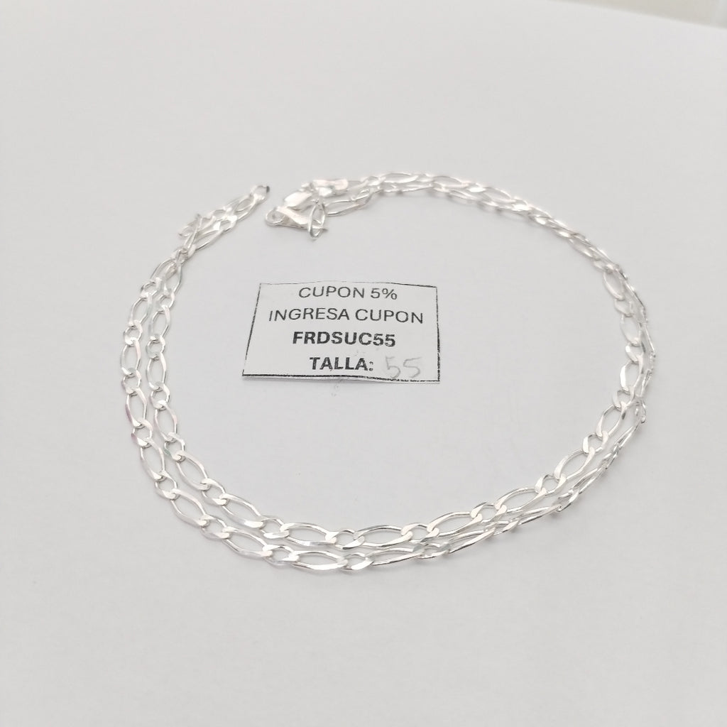 CADENA 1X1 PLATA .925 55 CM 6.72 GR (NUEVO)