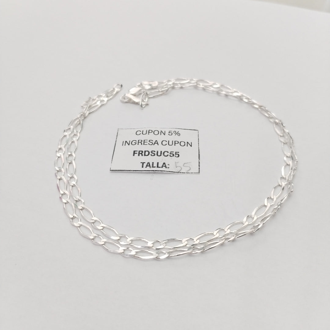 CADENA 1X1 PLATA .925 55 CM 6.72 GR (NUEVO)