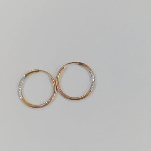 ARRACADAS PAR ORO COMBINADO 10 K 1.3 GRMS (SEMINUEVO)