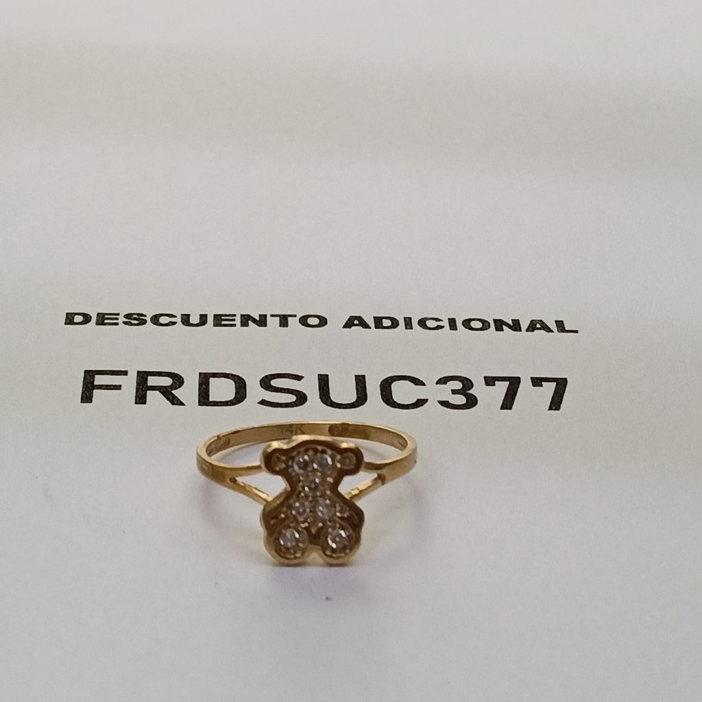 ANILLITO ORO 14 K 1.6 GRMS (SEMINUEVO)