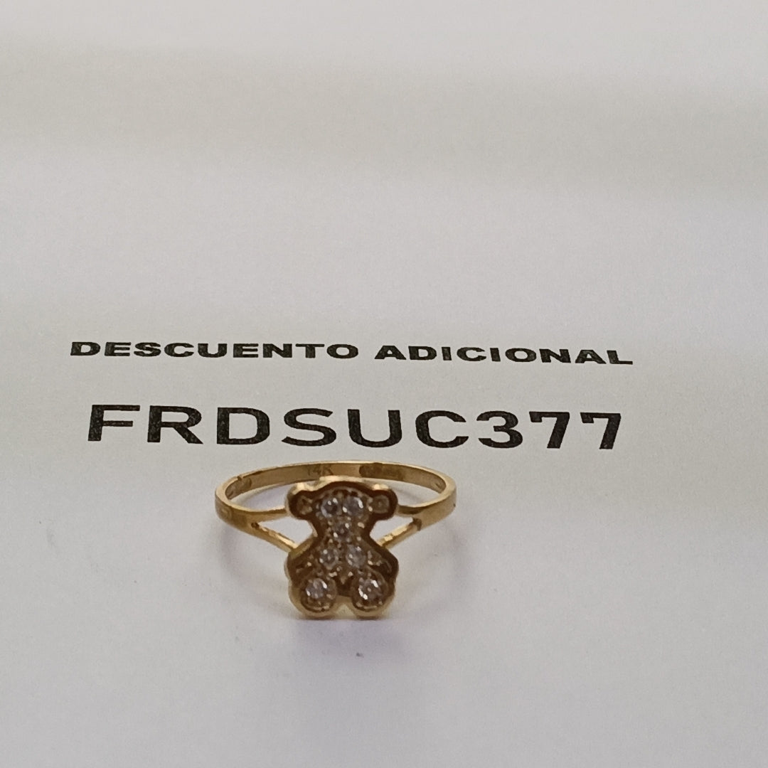 ANILLITO ORO 14 K 1.6 GRMS (SEMINUEVO)