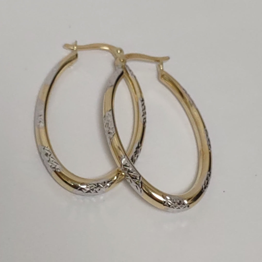 ARRACADAS PAR ORO 14 K 2.8 GRMS (SEMINUEVO)