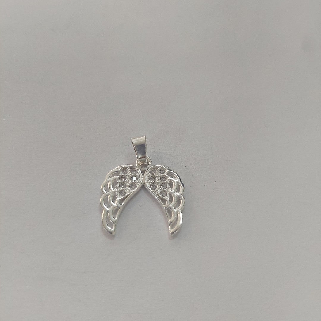 DIJE ALAS C/CIRCONIAS PLATA .925 2.3 GR (NUEVO)