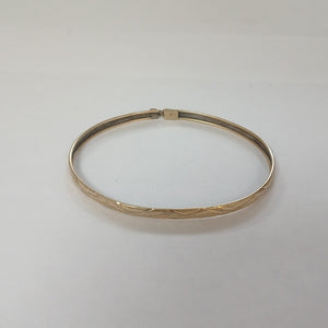 PULSERA RIGIDA ORO 14 K 3.9 GRMS (SEMINUEVO)