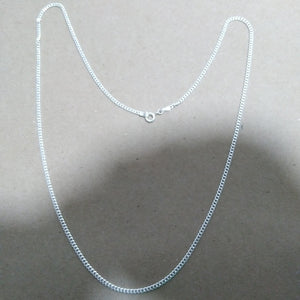 CADENA BARBADA PLATA .925 60 CM 6.63 GR (NUEVO)