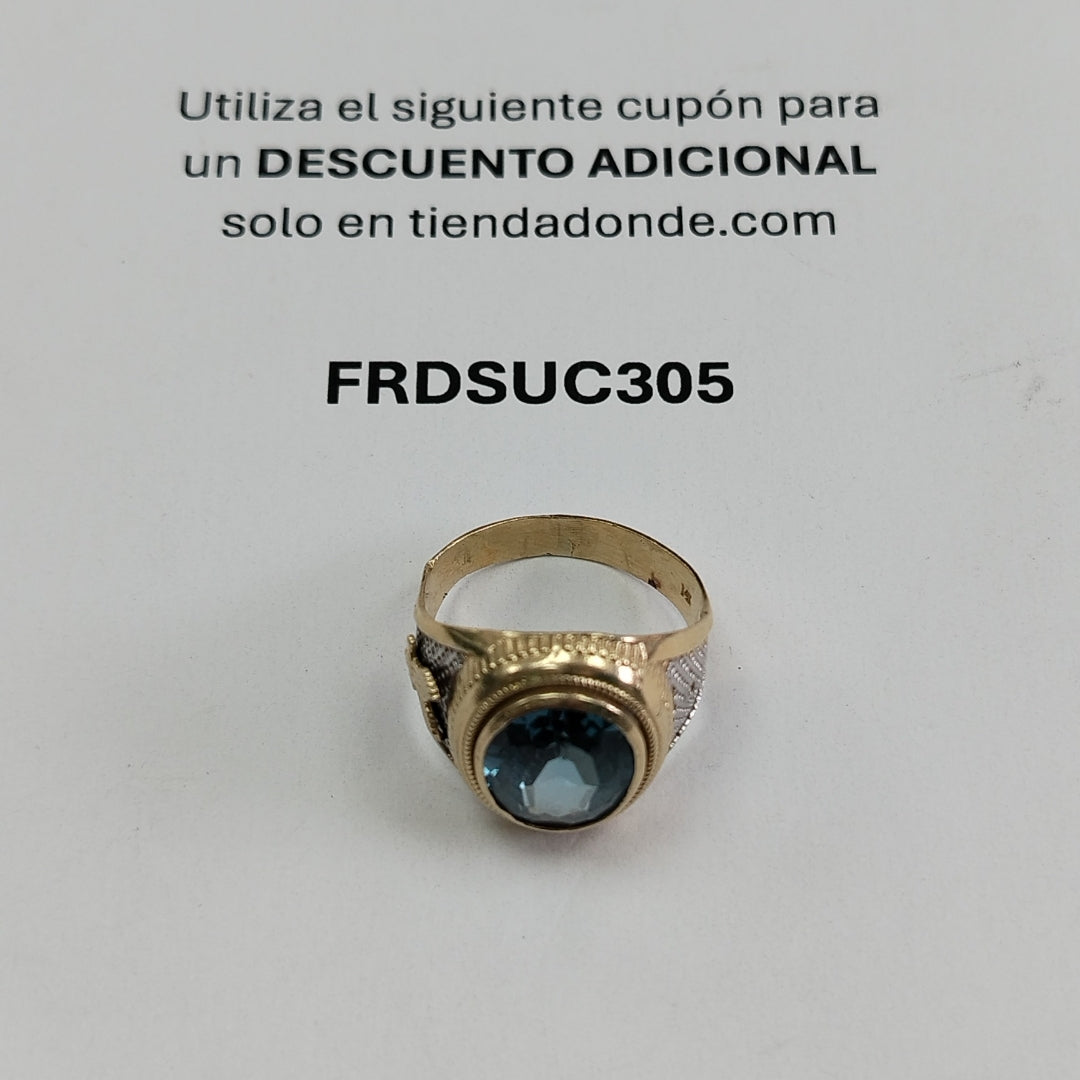ANILLO ORO 14 K 6.2 GRMS (SEMINUEVO)