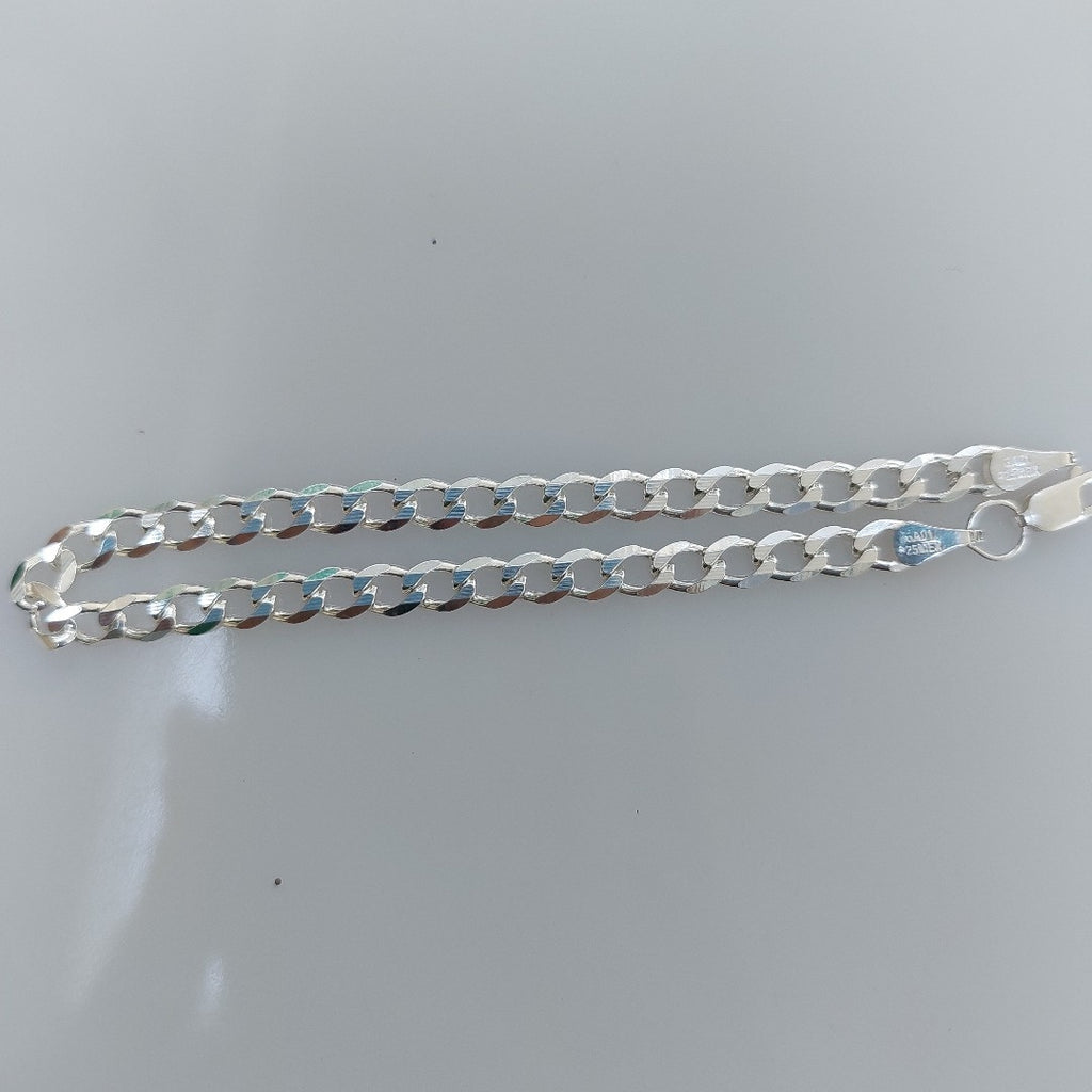 PULSERA BARBADA PLATA .925 18 CM 5.93 GR (NUEVO)