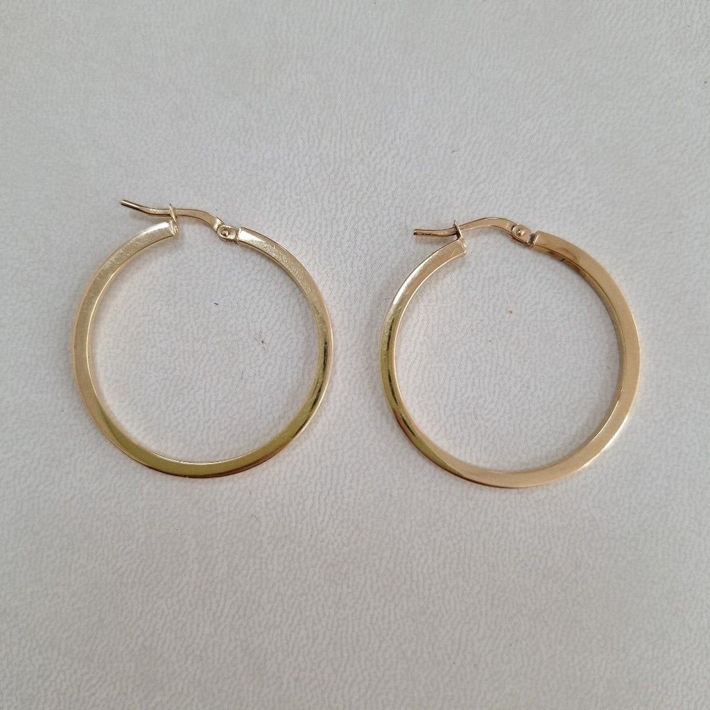ARRACADAS PAR ORO 14 K 2.7 GRMS (SEMINUEVO)