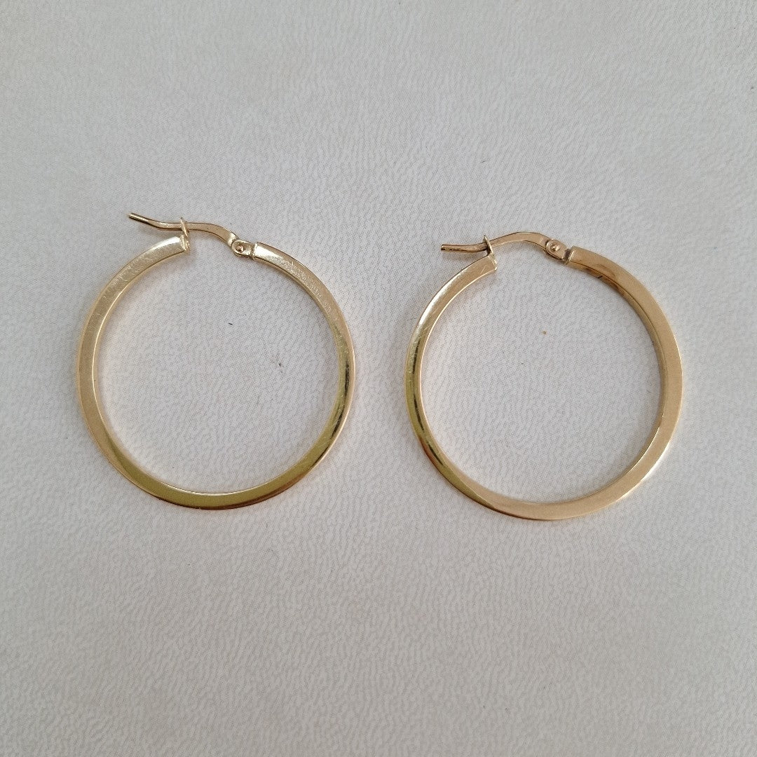 ARRACADAS PAR ORO 14 K 2.7 GRMS (SEMINUEVO)