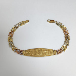 ESCLAVA ORO COMBINADO 14 K 9,20 GRMS (SEMINUEVO)