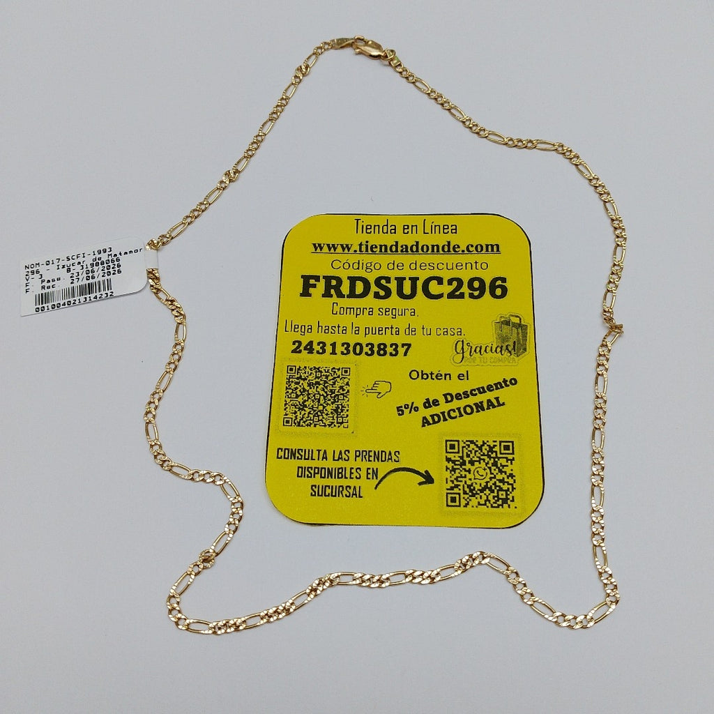 CADENA ORO 14 K 6.1 GRMS (SEMINUEVO)