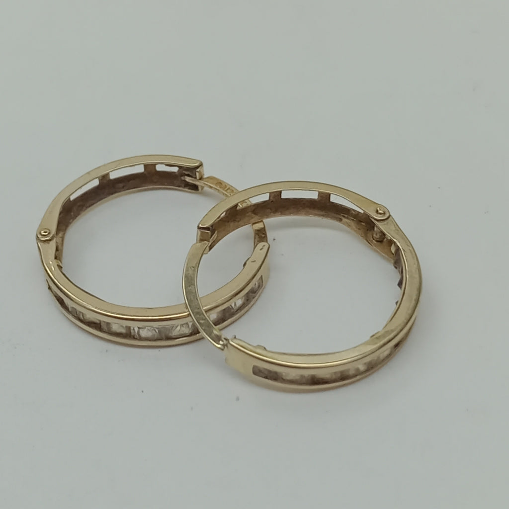 ARRACADAS PAR ORO 10 K 1.6 GRMS (SEMINUEVO)