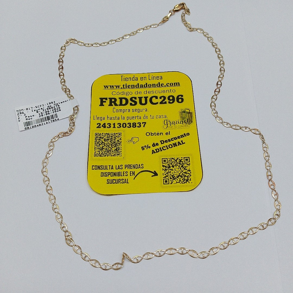 CADENA ORO 14 K 3,80 GRMS (SEMINUEVO)