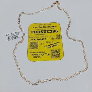 CADENA ORO 14 K 3,80 GRMS (SEMINUEVO)