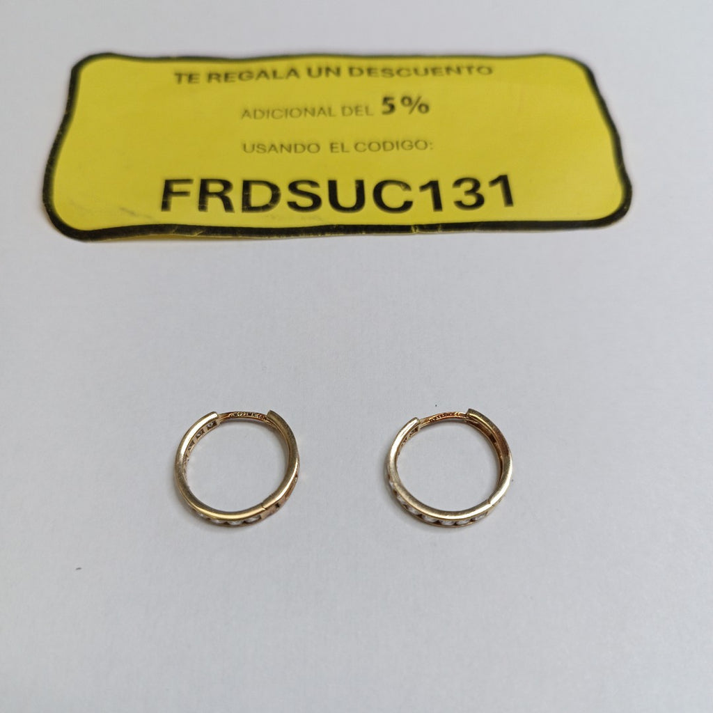 ARRACADAS PAR ORO 10 K 2,20 GRMS (SEMINUEVO)