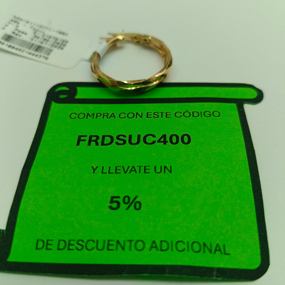 ARRACADAS PAR ORO 10 K 2,00 GRMS (SEMINUEVO)