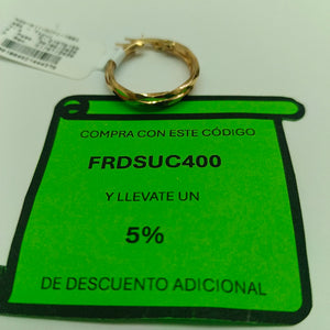 ARRACADAS PAR ORO 10 K 2,00 GRMS (SEMINUEVO)