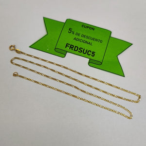 CADENA ORO 14 K 2.6 GRMS (SEMINUEVO)