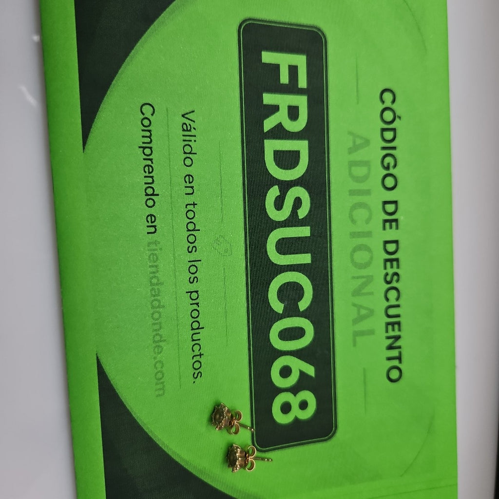 BROQUELES PAR ORO 14 K 1.6 GRMS (SEMINUEVO)