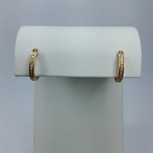 ARRACADAS PAR ORO 14 K 2 GRMS (SEMINUEVO)