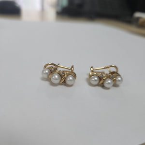 ARETES PAR ORO 14 K 9.8 GRMS (SEMINUEVO)