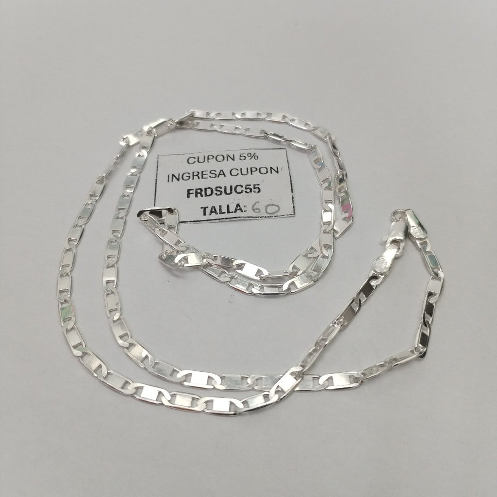 CADENA GUCHI PLATA .925 60 CM 10.73 GR (NUEVO)