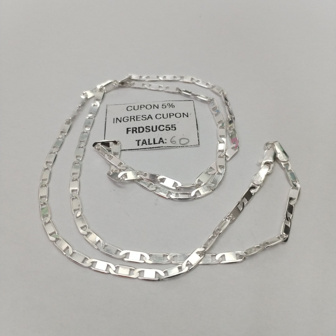 CADENA GUCHI PLATA .925 60 CM 10.73 GR (NUEVO)