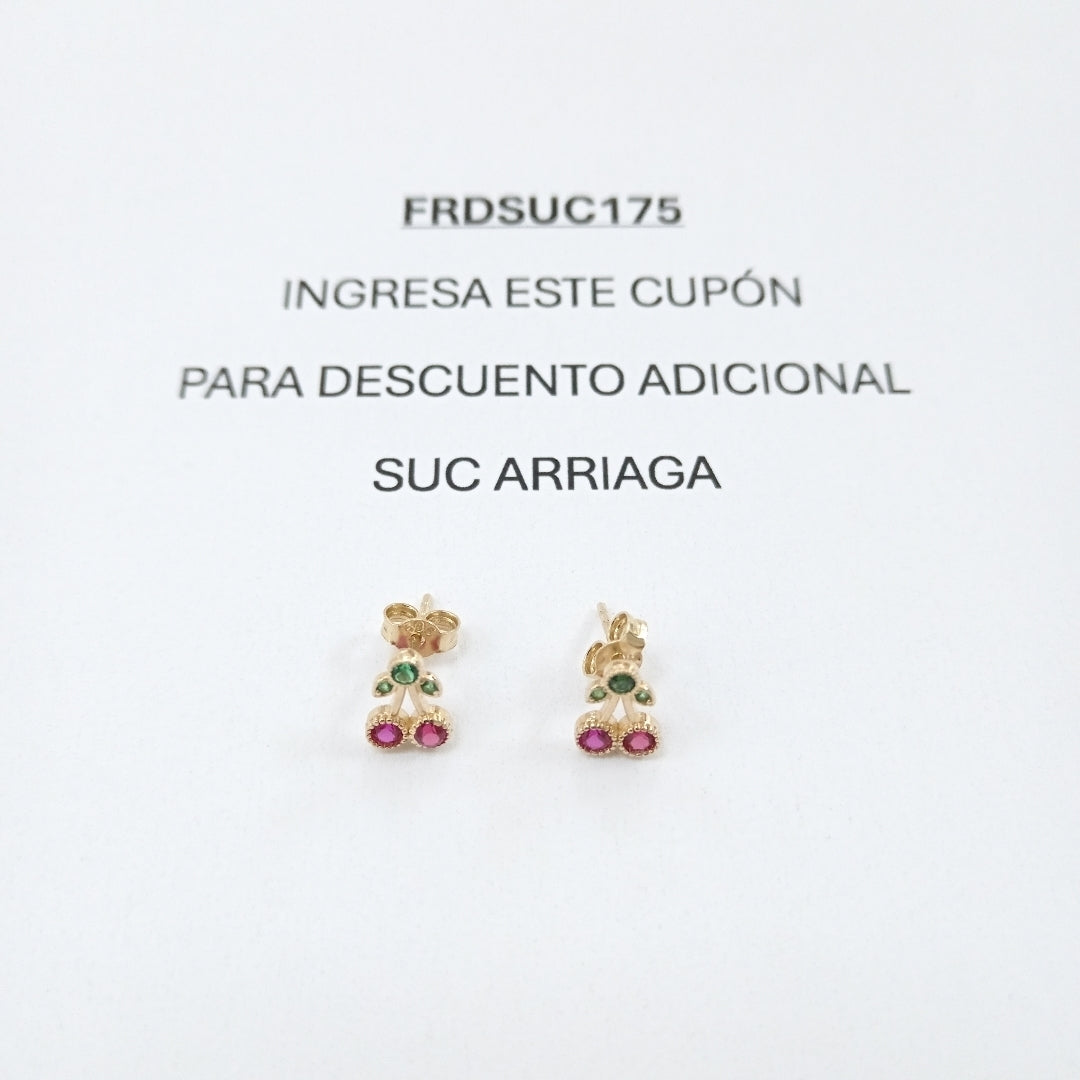 BROQUELES ORO 14K 1.1 (NUEVO)