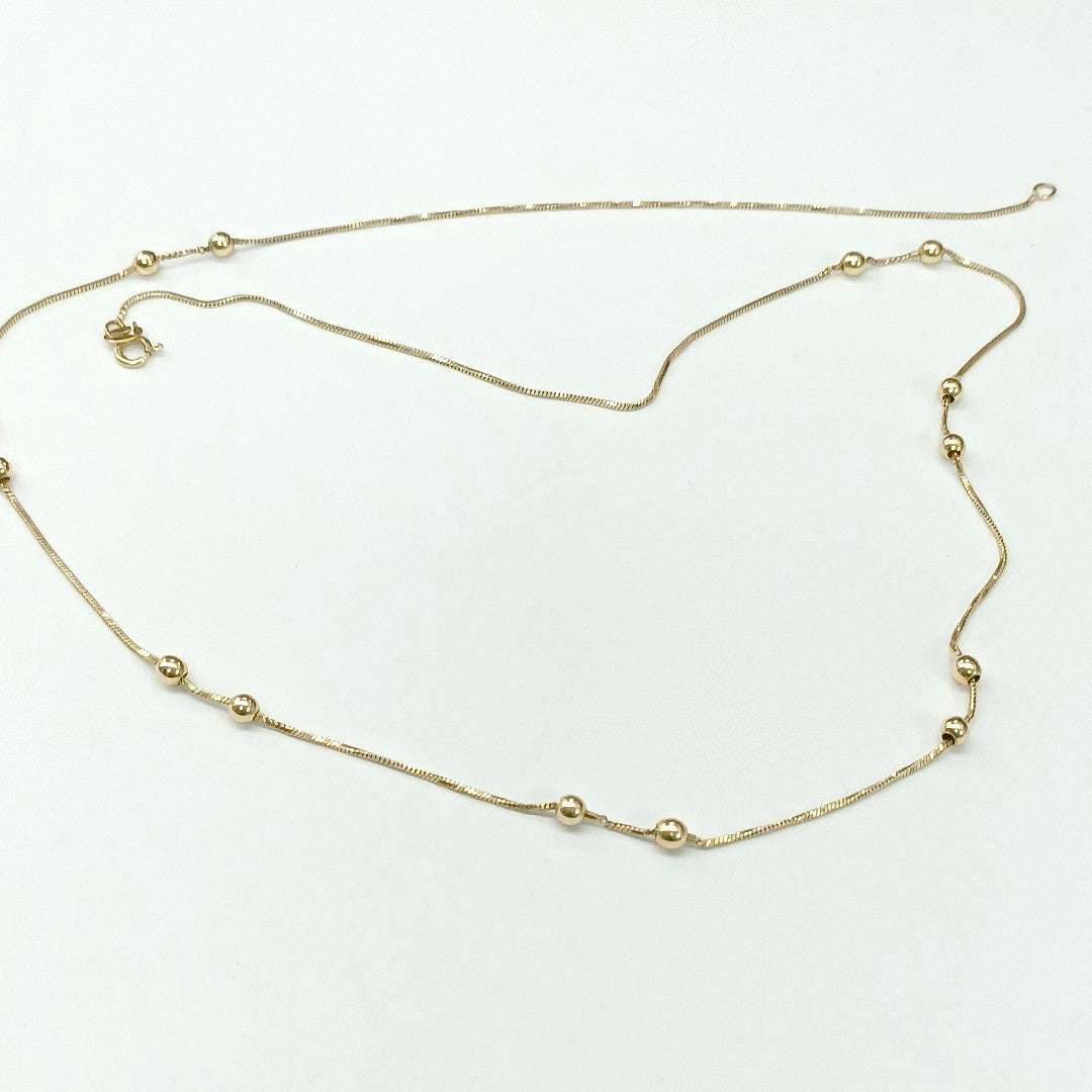 GARGANTILLA ORO 14 K 3.2 GRMS (SEMINUEVO)