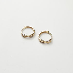 ARRACADAS PAR ORO 14 K 2.1 GRMS (SEMINUEVO)