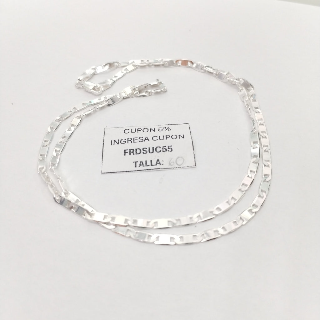 CADENA GUCHI PLATA .925 60 CM 10.63 GR (NUEVO)