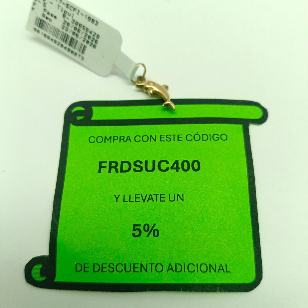 DIJE ORO 10 K 0.6 GRMS (SEMINUEVO)