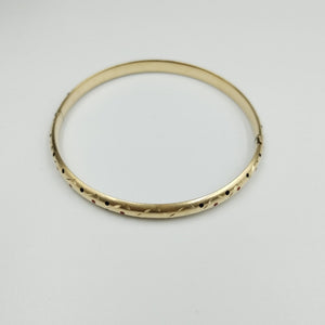 PULSERA RIGIDA ORO 14 K 6,00 GRMS (SEMINUEVO)