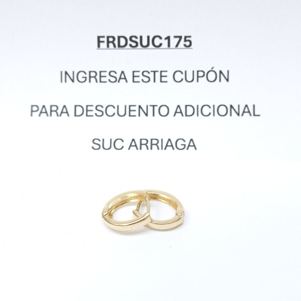HUGGIES ORO 14K 1.1 (NUEVO)