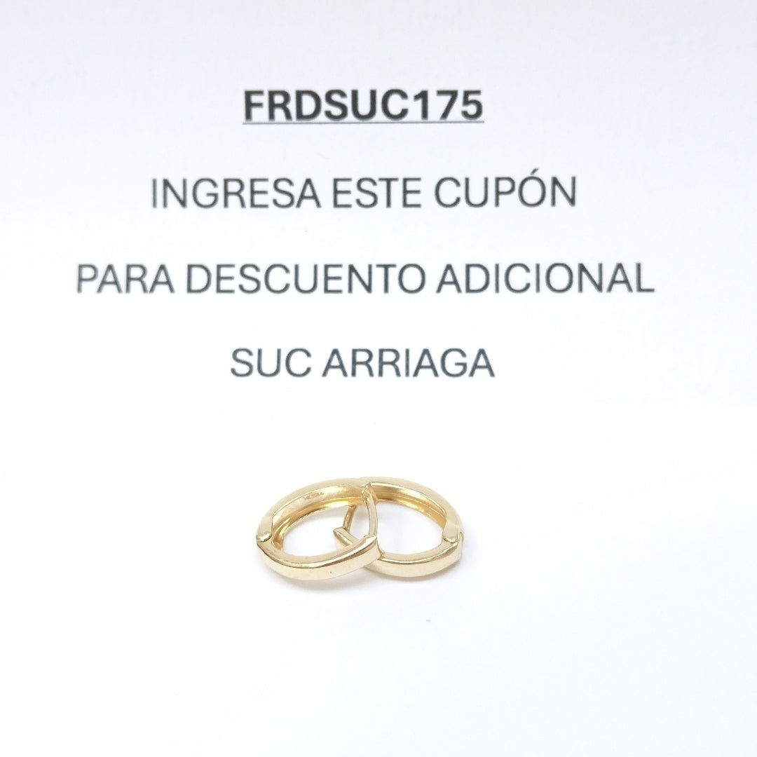 HUGGIES ORO 14K 1.1 (NUEVO)