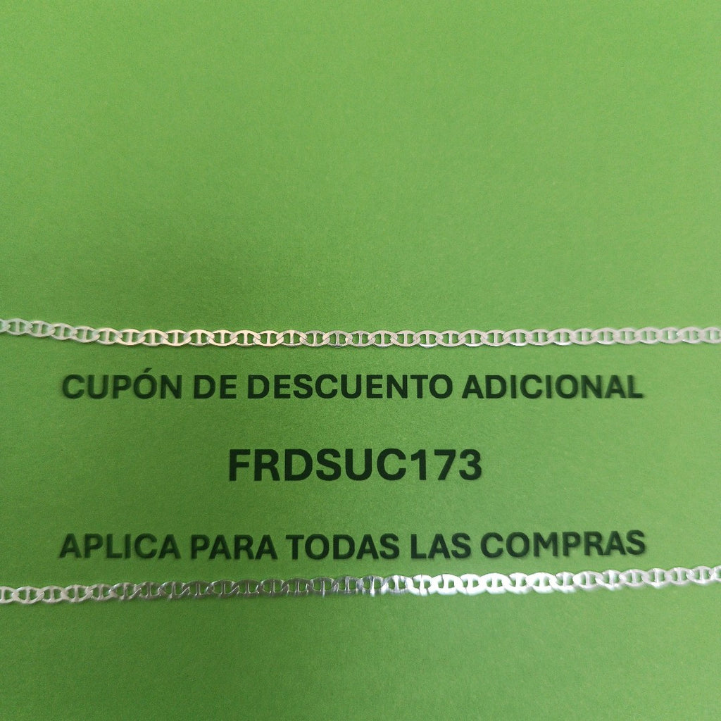 CADENA GUCHI PLATA .925 60 CM 3.73 GR (NUEVO)