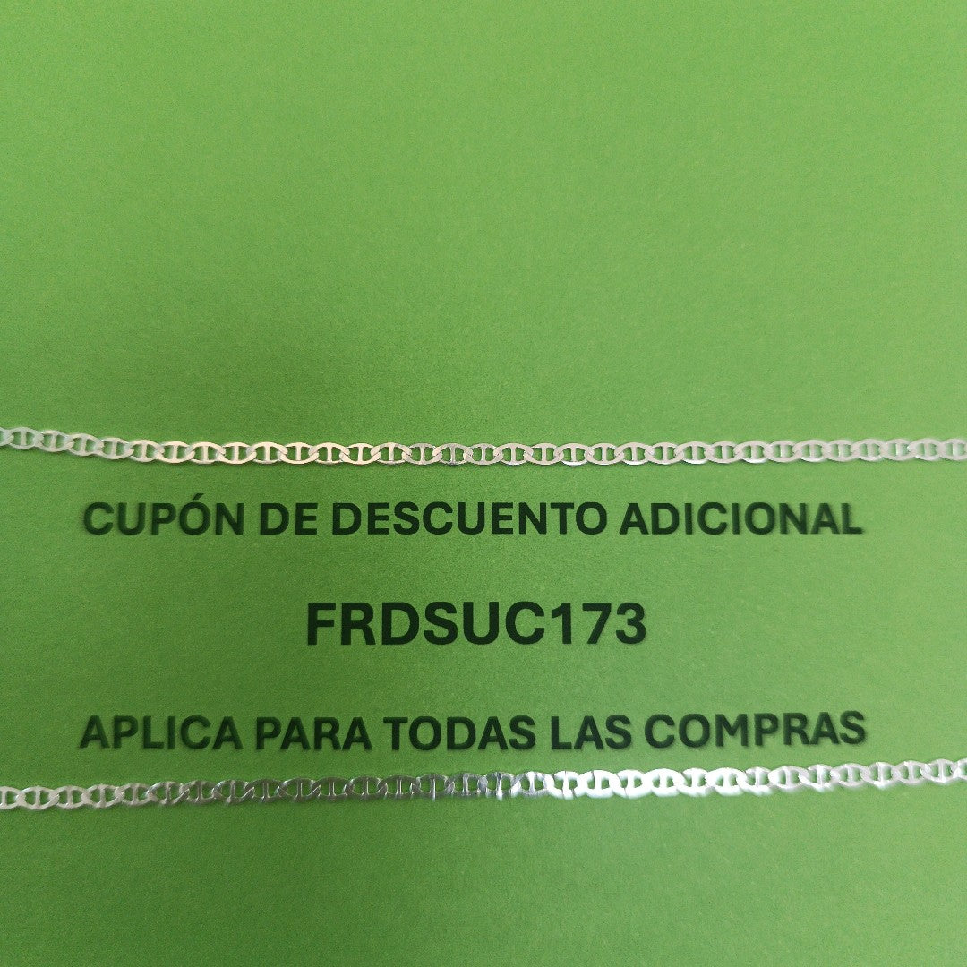 CADENA GUCHI PLATA .925 60 CM 3.73 GR (NUEVO)