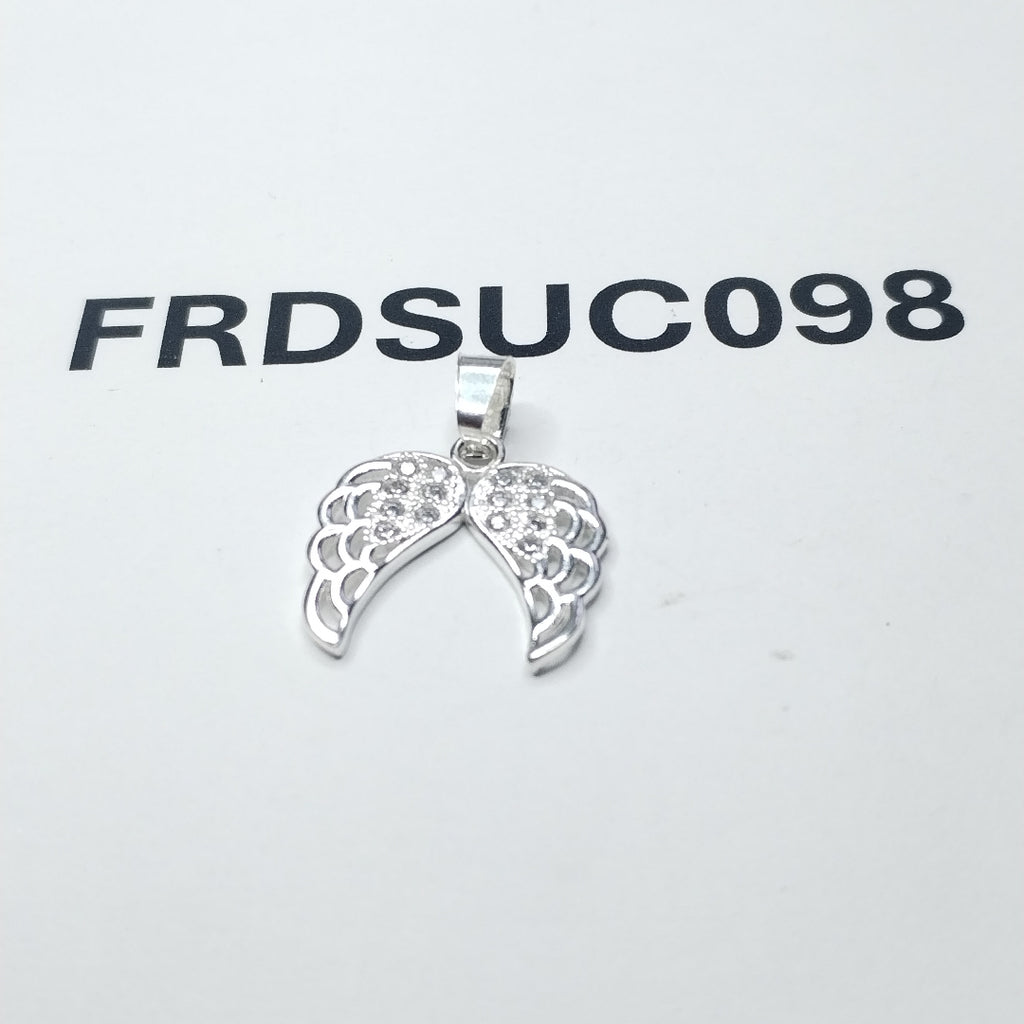 DIJE ALAS C/CIRCONIAS PLATA .925 2.3 GR (NUEVO)