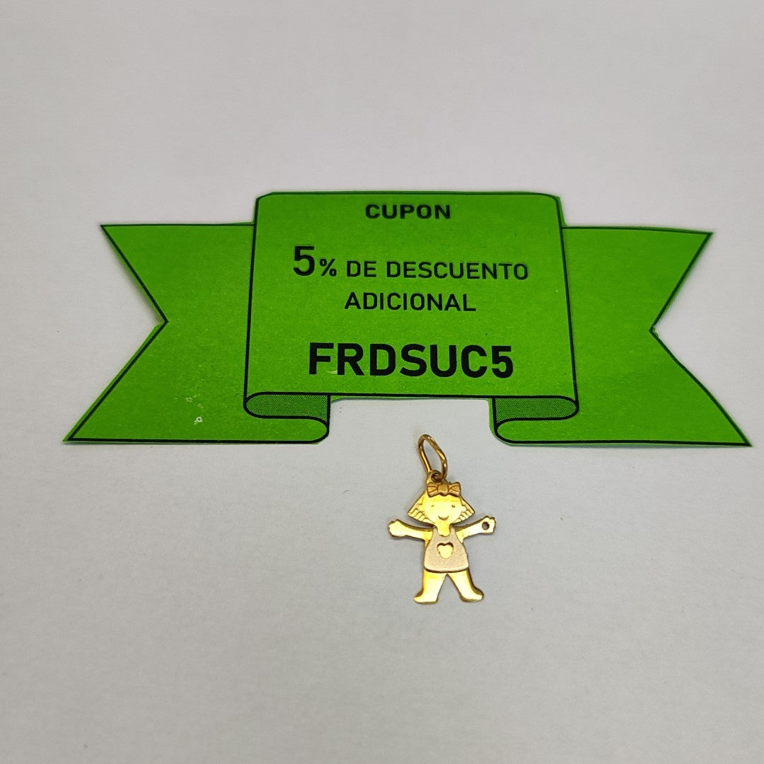 DIJE ORO 14 K 0.7 GRMS (SEMINUEVO)