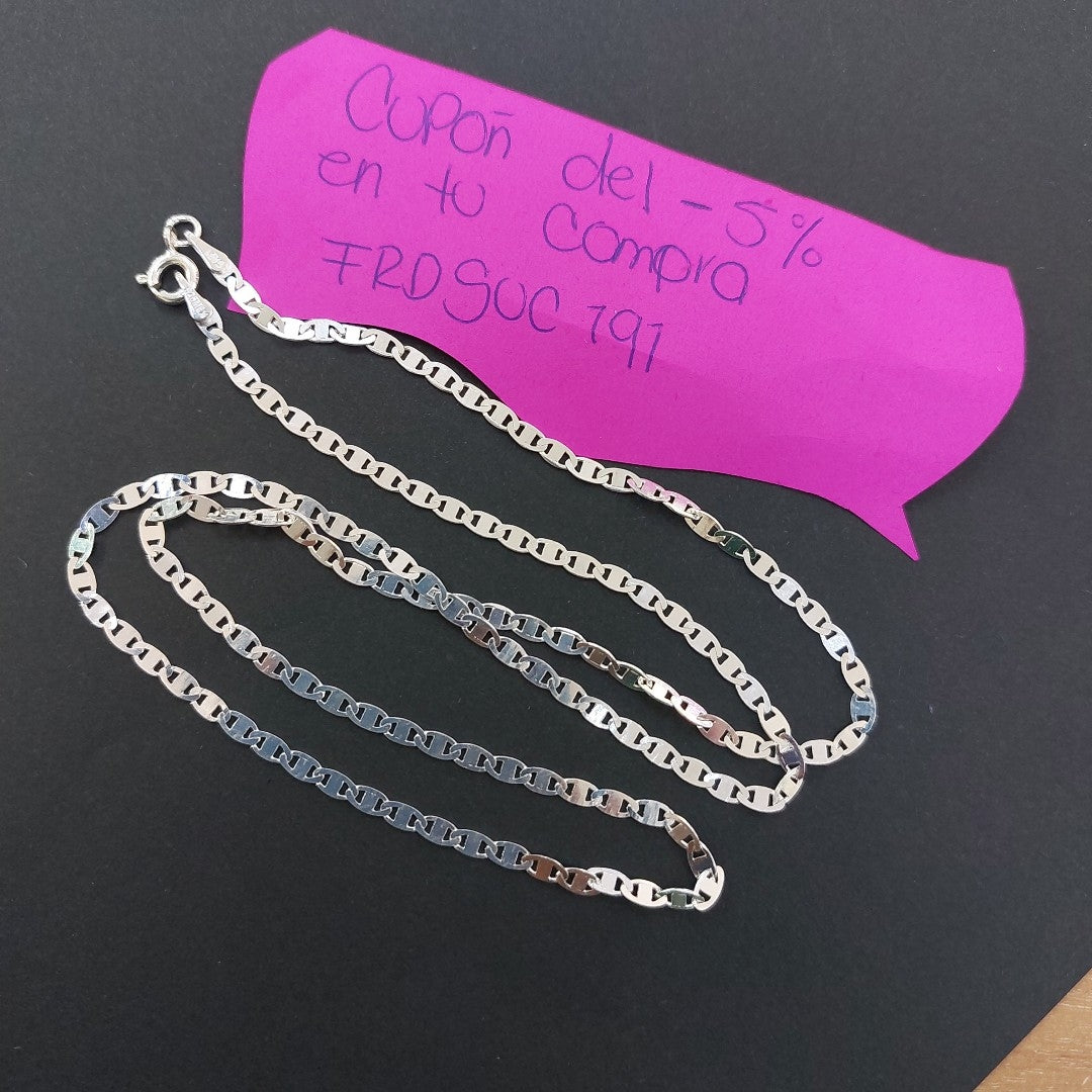 CADENA GUCHI PLATA .925 55 CM 5.12 GR (NUEVO)