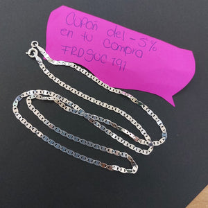CADENA GUCHI PLATA .925 55 CM 5.12 GR (NUEVO)