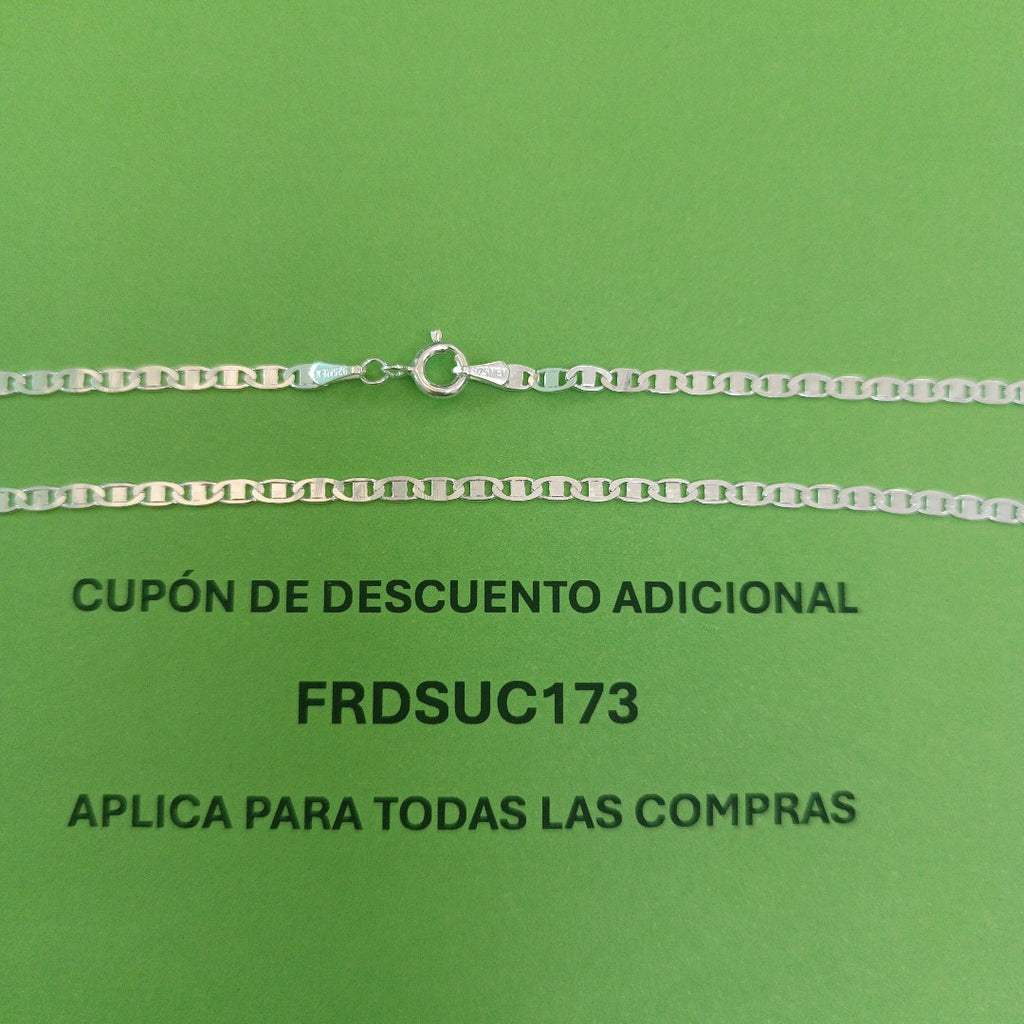 CADENA GUCHI PLATA .925 55 CM 5.32 GR (NUEVO)