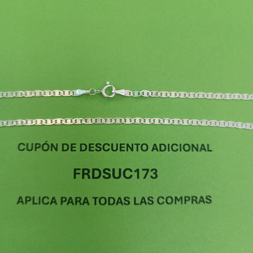 CADENA GUCHI PLATA .925 55 CM 5.32 GR (NUEVO)