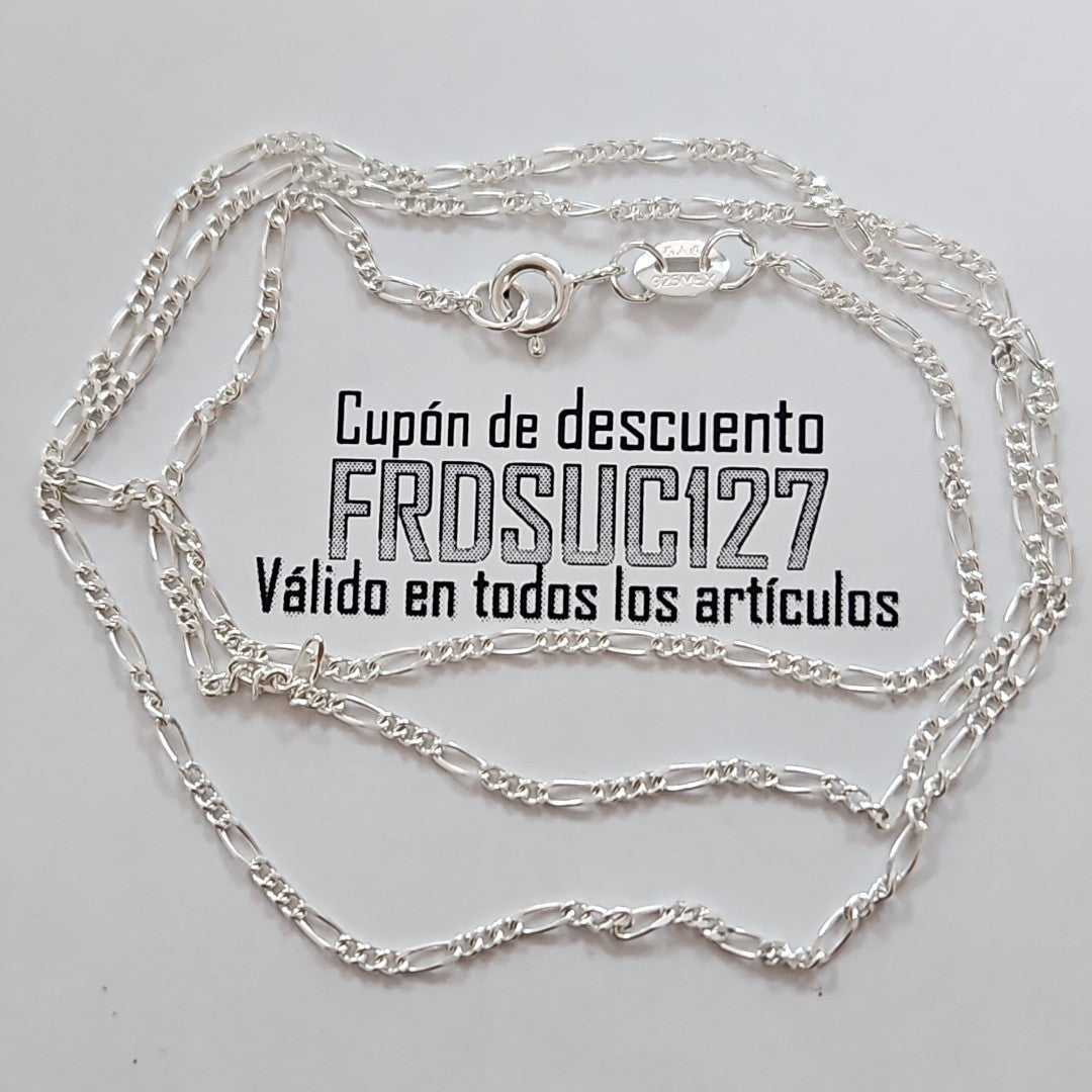 CADENA TEJIDO 3X1 PLATA .925 50 CM 2.1 GR (NUEVO)
