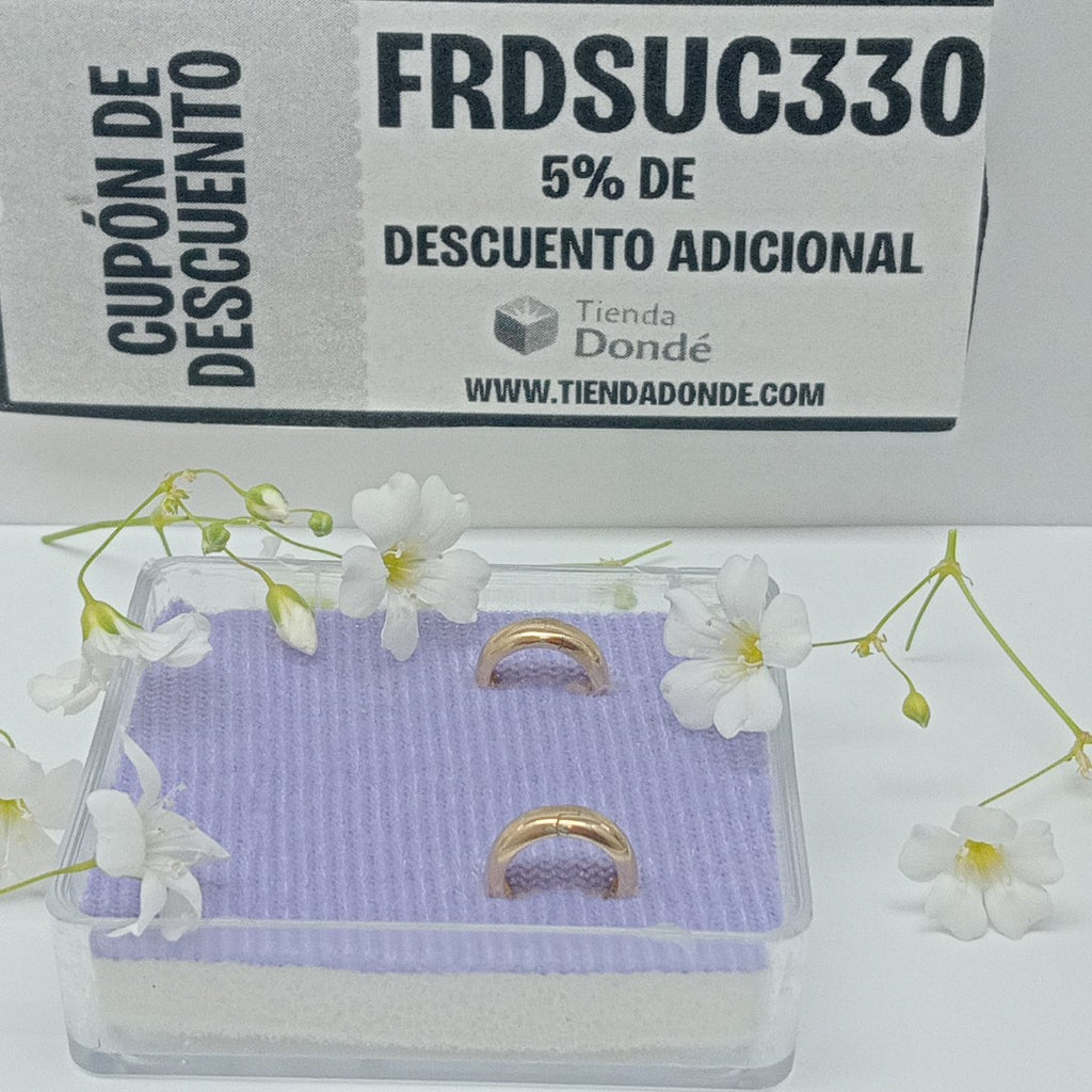 HUGGIES ORO 14K 1.1 (NUEVO)