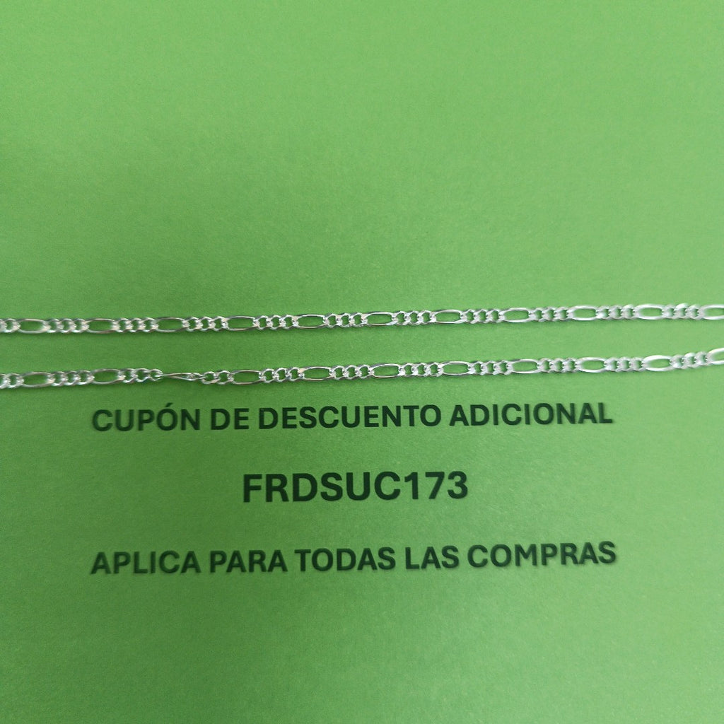 CADENA 3X1 PLATA .925 60 CM 5.22 GR (NUEVO)