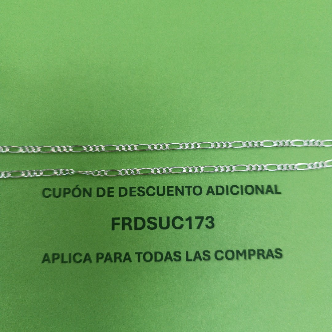 CADENA 3X1 PLATA .925 60 CM 5.22 GR (NUEVO)