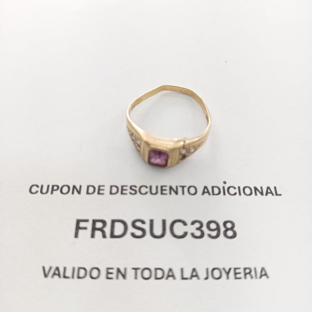ANILLO ORO 10 K 3.1 GRMS (SEMINUEVO)