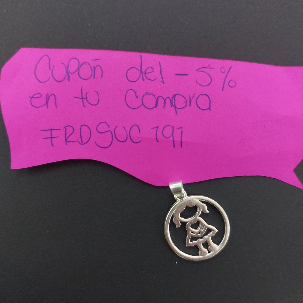 DIJE NIÑA PLATA .925 2.1 GR (NUEVO)