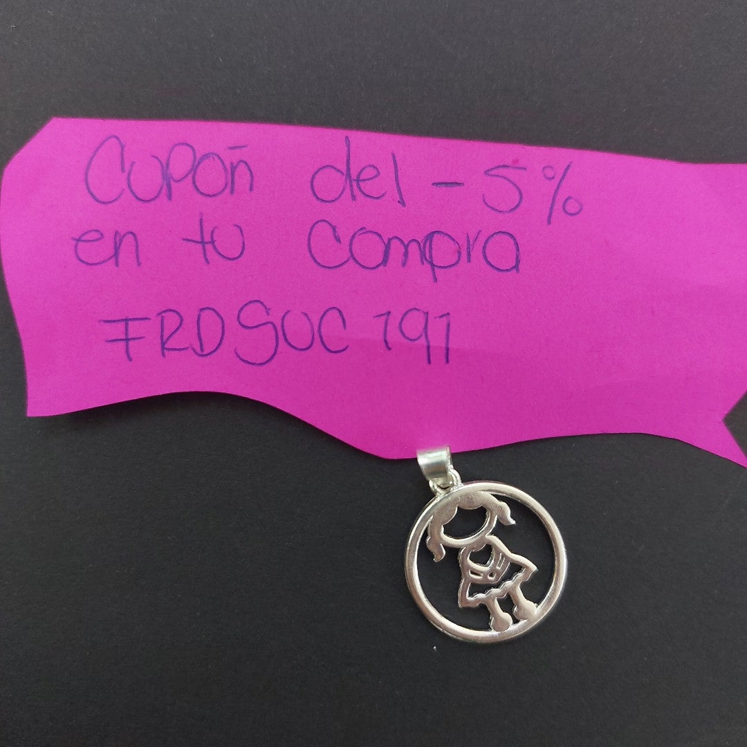 DIJE NIÑA PLATA .925 2.1 GR (NUEVO)